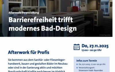 Barrierefreiheit trifft modernes Bad-Design