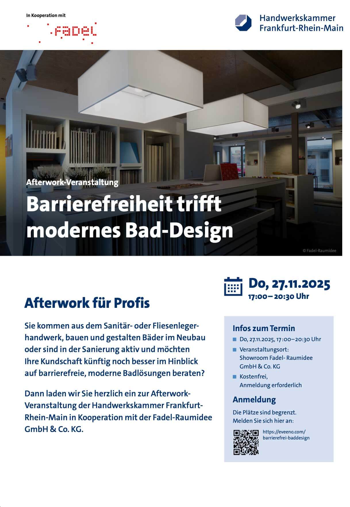Fadel Raumidee Events HWK Barrierefreie Bäder Einladung