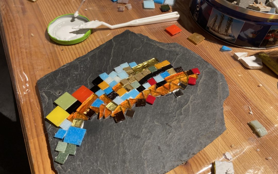 Mosaizieren bei Tee & Weihnachtsplätzchen am Freitag, 11.12.26
